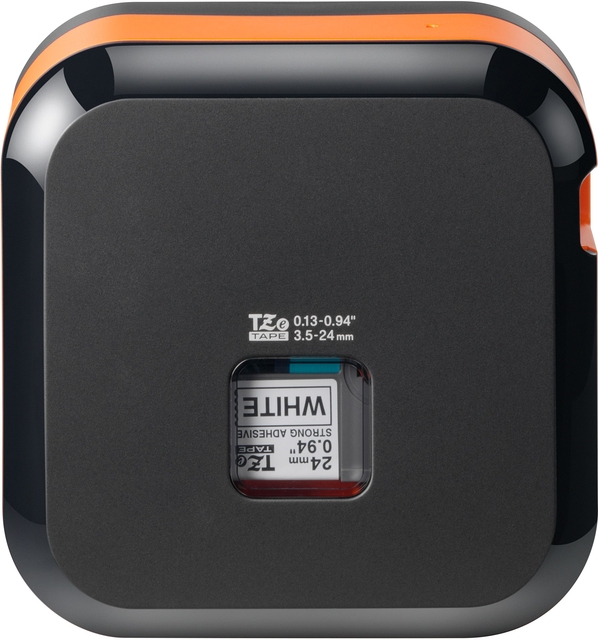 tape, adhesive tape, reel, black orange, compact tape