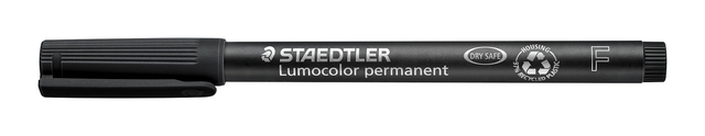 Viltstift Staedtler Lumocolor 318 permanent F zwart