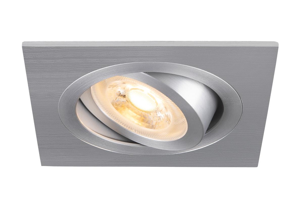 inbouwspot, LED, spotlight, vierkant, geschikt voor plafond