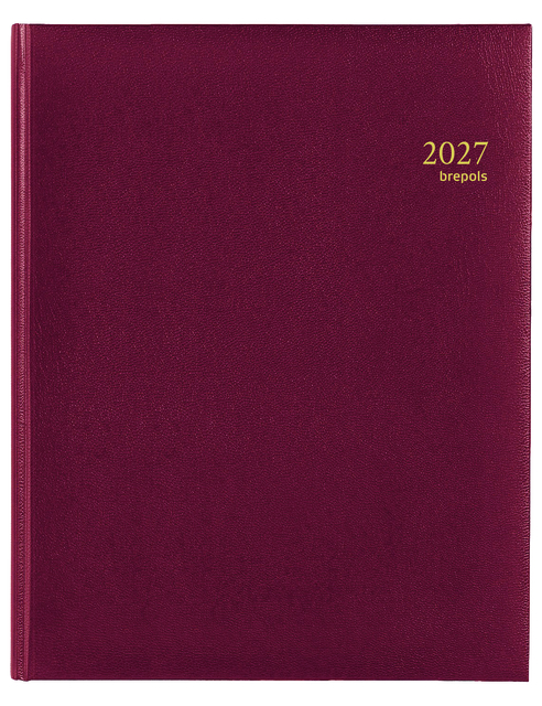 agenda, notitieboek, journal, leer, magenta