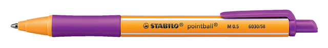 Balpen STABILO pointball 6030/58 medium lila