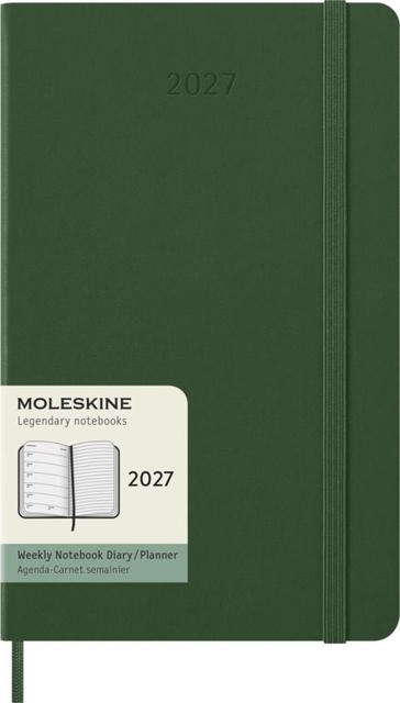 notebook, planner, groene, 2027, moleskine