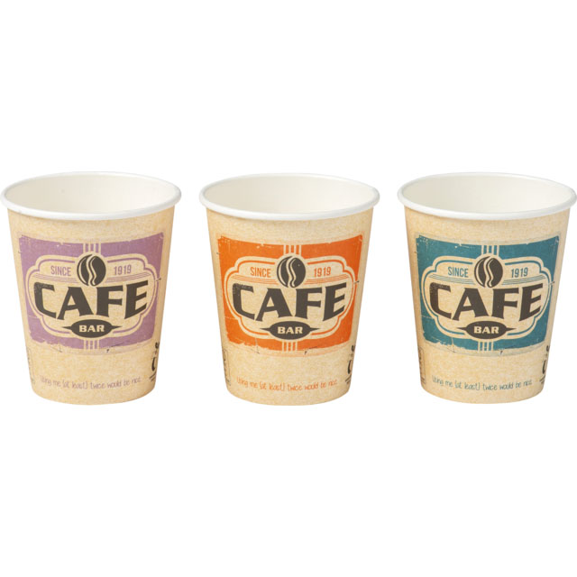 Biodore beker karton 180ml doos 25x100 st.