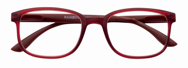 bril, ooglap, rood, kunststof, brildrager