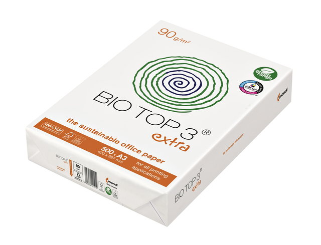 Kopieerpapier BioTop 3 A3 90gr naturel 500vel
