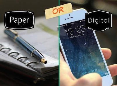 Agenda, digitaal of papier? Agenda, digitaal of papier?