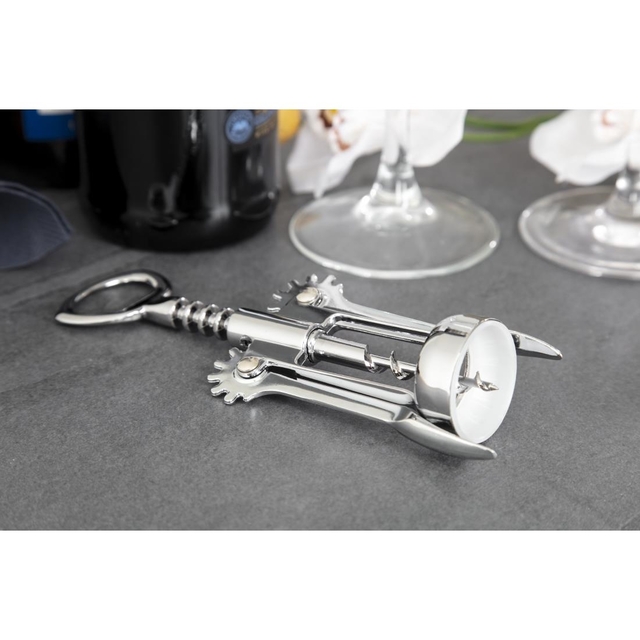 kurkentrekker, bieropener, rvs, gedraaid, baraccessoire