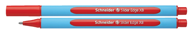 Balpen Schneider Slider Edge extra breed rood