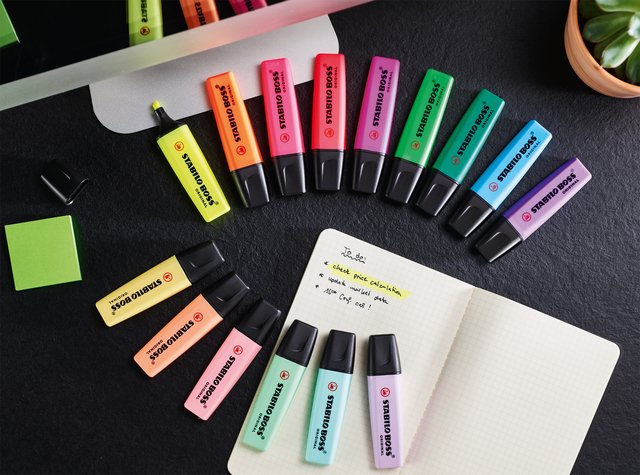 Stabilo Boss 15 kleuren set