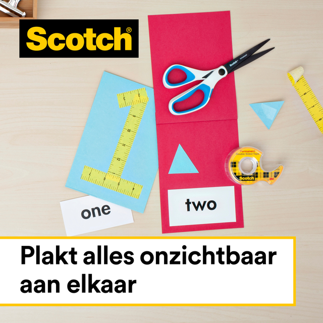 origami, schaar, liniaal, tape, kaartjes