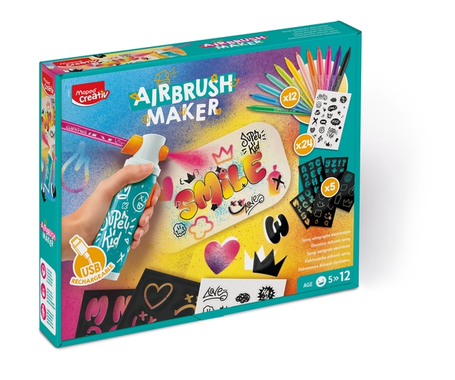 Airbrush Maker Maped Creativ set à 27 delen
