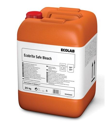 Ecolab Ecobrite Safe Bleach Bleekmiddel Oranje can 20kg