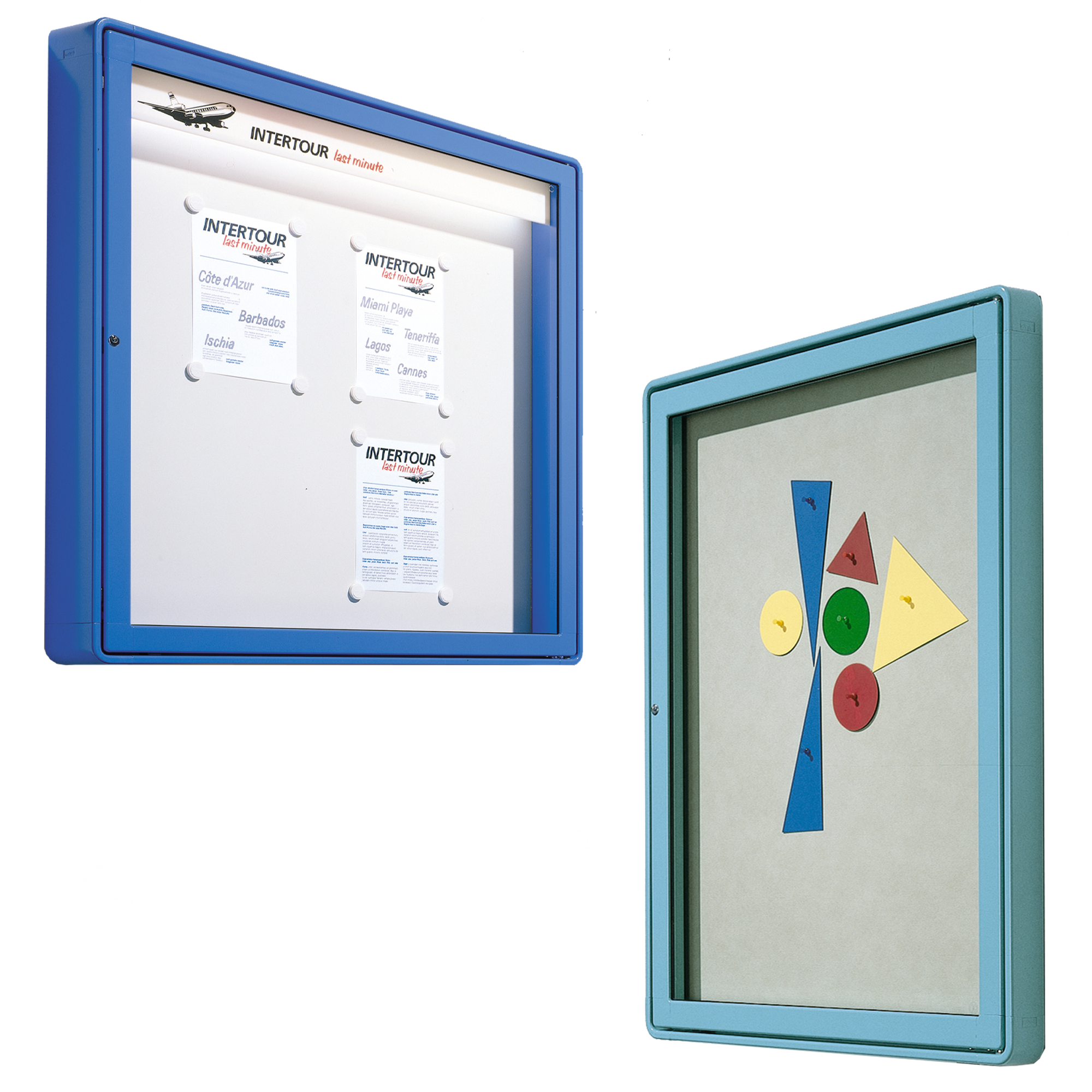 Vitrinekast met draaideur voor wandmontage