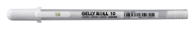 Gelschrijver Sakura Gelly Roll Basic 10 0.5mm wit
