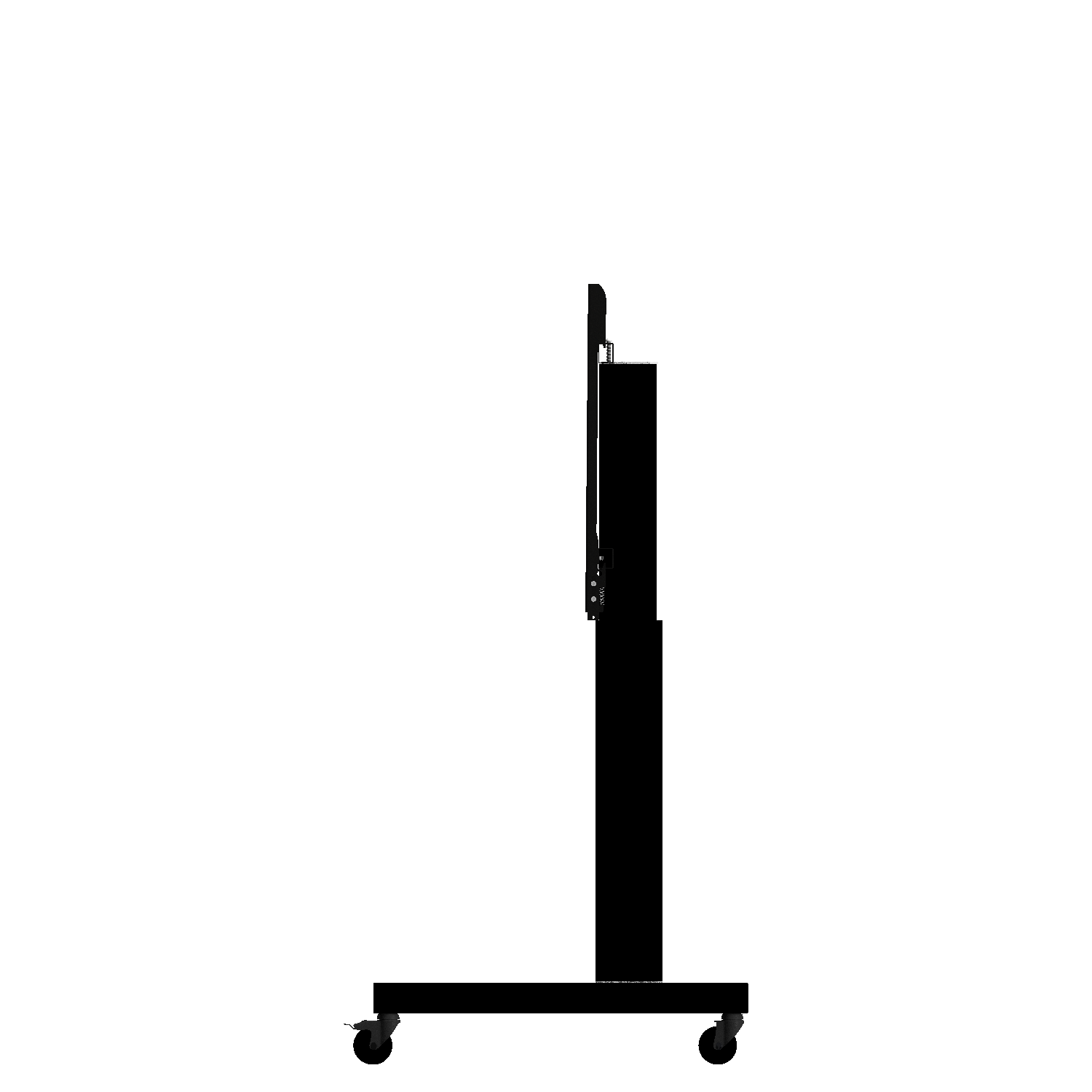 Elektrisch in hoogte verstelbaar rolstatief en verrijdbare houder, Lite serie met 50 cm slag