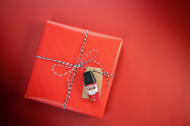 cadeau, verrassing, rood, geschenkdoos, linten