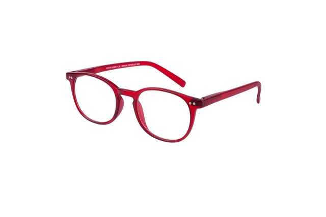 oogkleuren, bril, brilmontuur, kunststof, rood