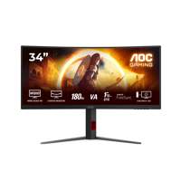 AOC CU34G4 | 34'' 3440x1440 VA | 180 Hz | 1 ms | DisplayPort & HDMI | Curved Ultrawide Gaming Monitor