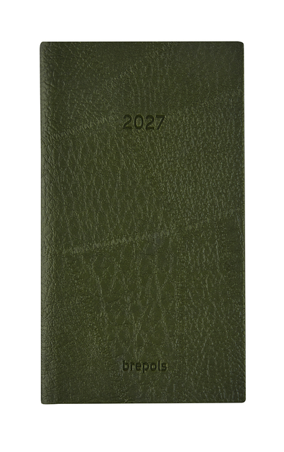 2027, notebook, leather, green, planner