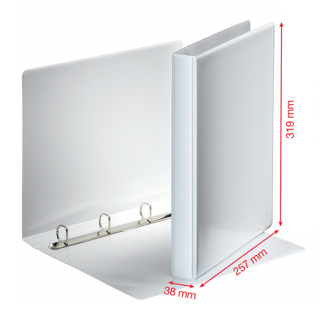 ring binder, maphaal map, drie-ring map, binder met ring, metalen binder