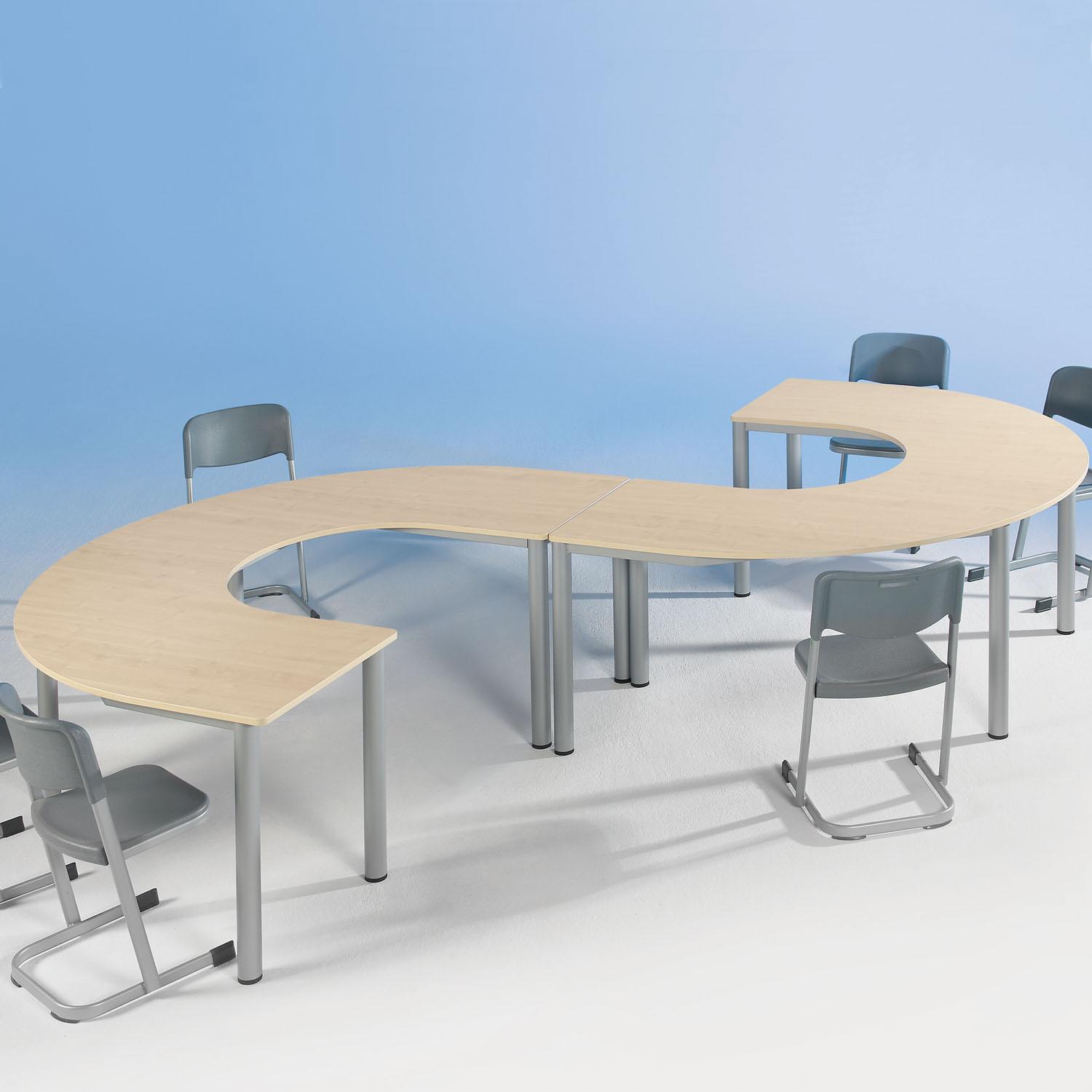Hoefijzervormige tafel " Lipizzaner" ,