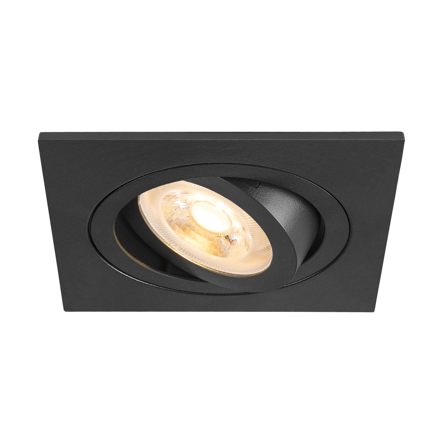 NEW TRIA 75 DL vierkant zwart 1xGU10
