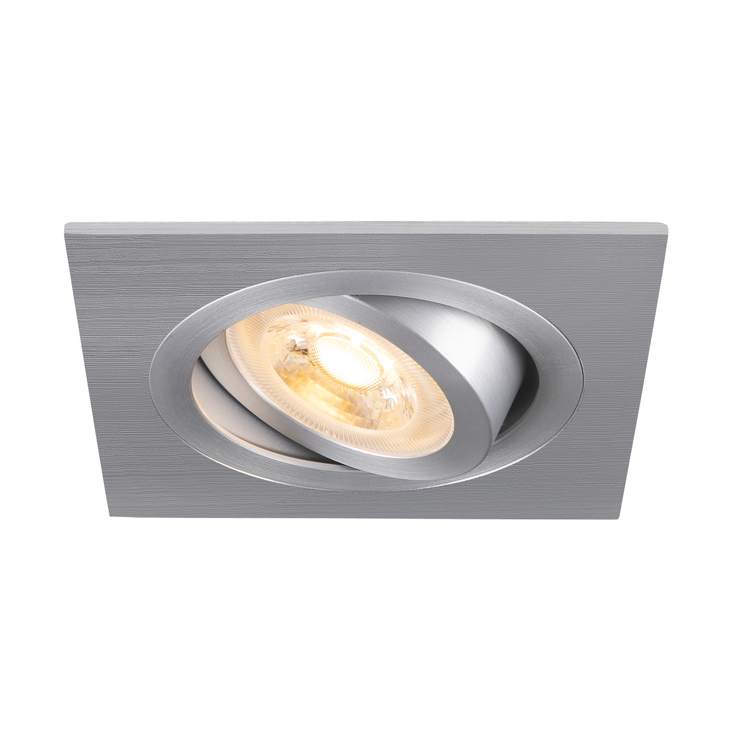 NEW TRIA 75 DL vierkant aluminium 1xGU10