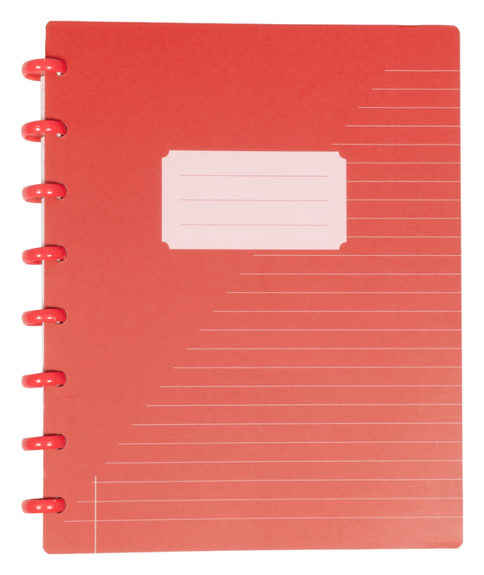 notitieboek, spiraleband, rood, gestreept notitieboek, papierblad