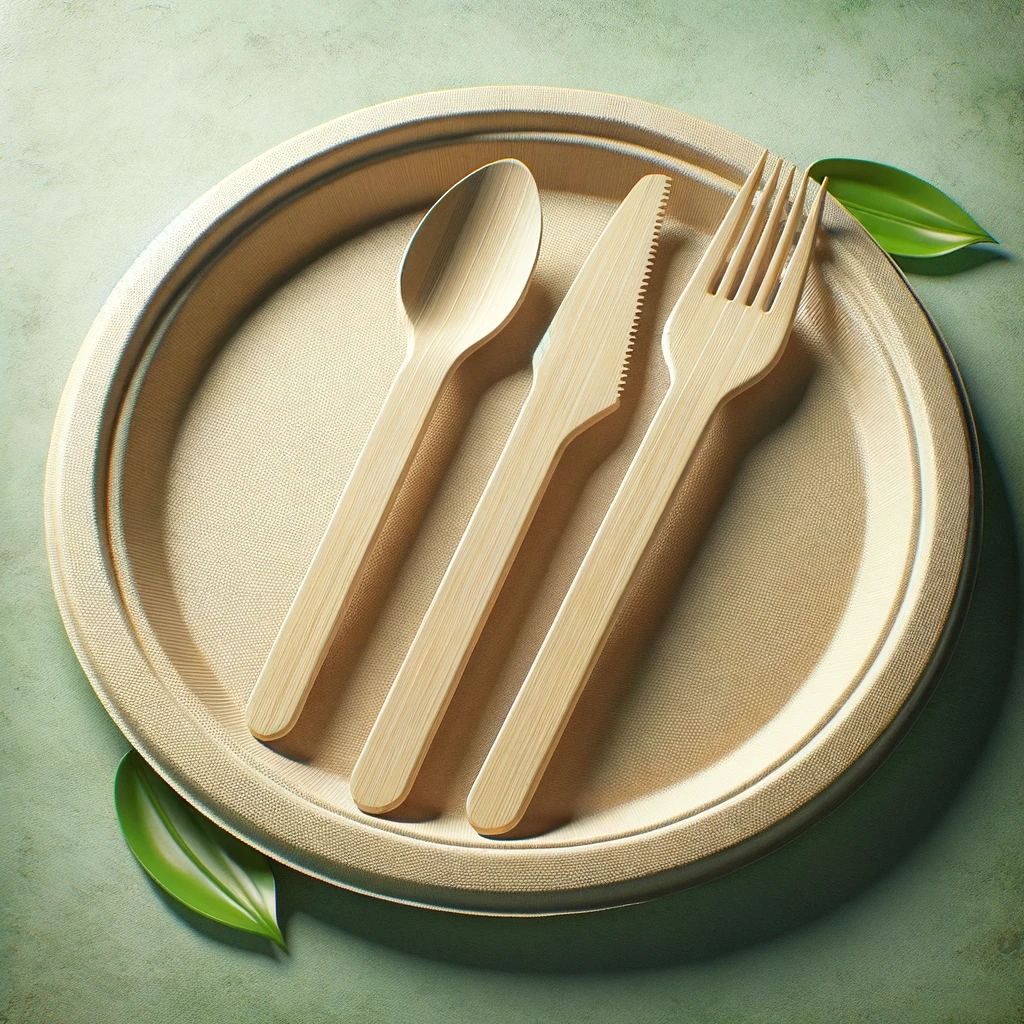 Milieuvriendelijk bestek en servies