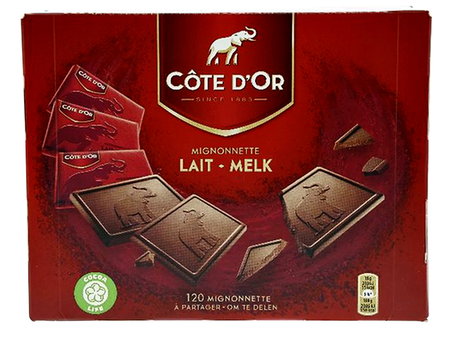 Chocolade Cote d'Or mignonnette melk 120x10 gram