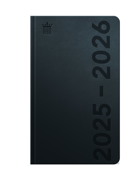 Schoolagenda 2026-2027 Ryam Cursus DeLuxe 7dagen/2pagina's zwart