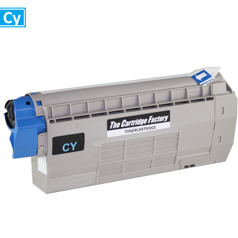 Huismerk toner - Oki (Cartridge) 46507507 compatibel, cyaan