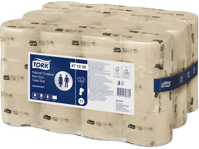 Tork Naturel Coreless Toiletpapier T7 2lgs doos 36x104mtr