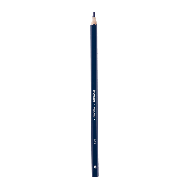 potlood, grafiet, blauw, lange vorm, HB-kwaliteit