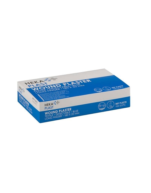 wound plaster, bandage, blue box, plaster, HEKA PLAST