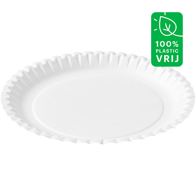 Depa Biodore bord rond wit karton 150mm 20x100 st.