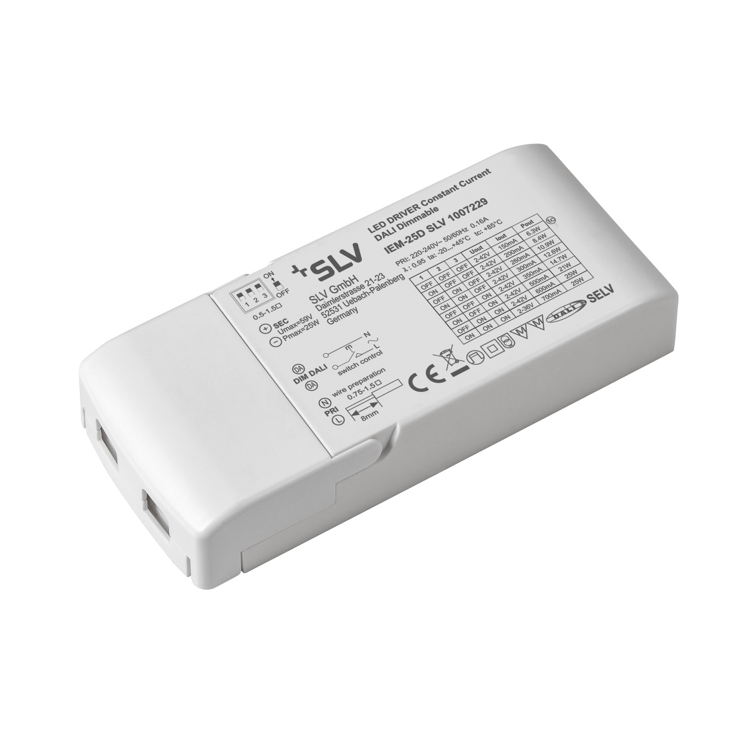 LED driver 25W 150-700mA DALI