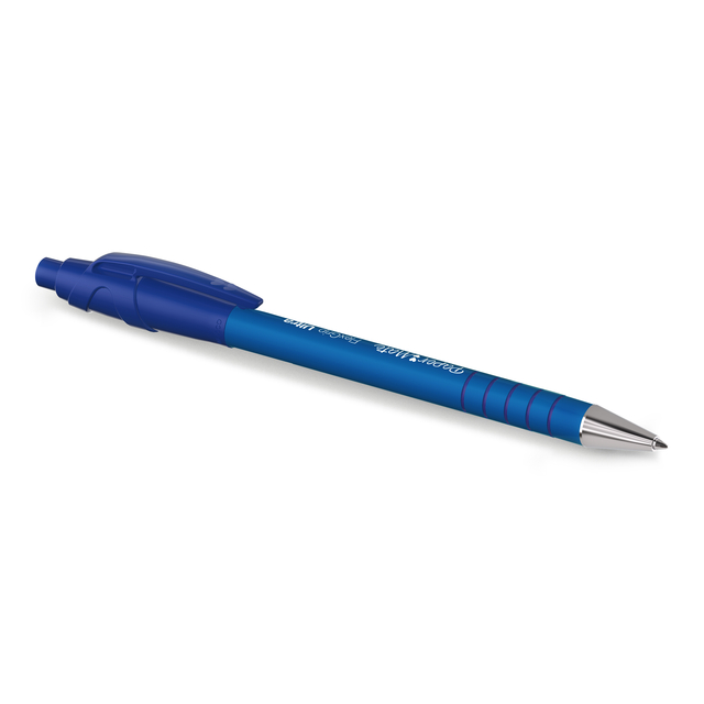 balpen, balpen met klik, gladde balpen, schrijfinstrument, blauw