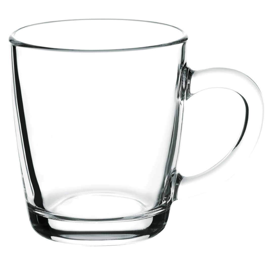 Thee- en koffie Glas gehard 340ml doos 24 stuks