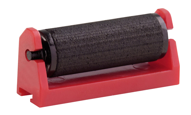 roller, foam, kleur rood, schuimroller, printroller