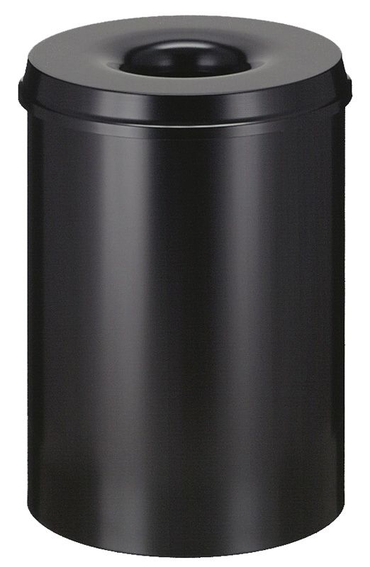 VepaBins Vlamdovende Papierbak zwart 30 ltr.