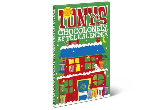 chocolade, kalender, tafelkalender, kinderontbijt, kleurig
