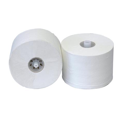 Toiletpapier met grote dop 1lgs crepe 36x150 mtr