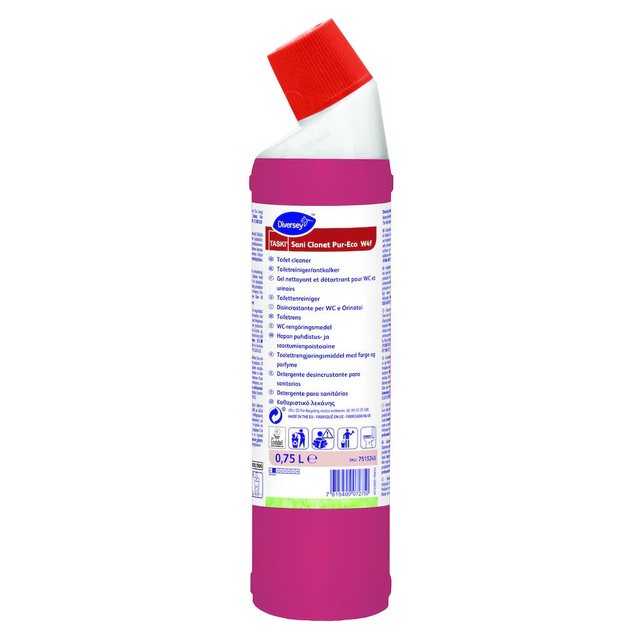 reiniger, toiletvloeistof, flacon, roze, ecochemie