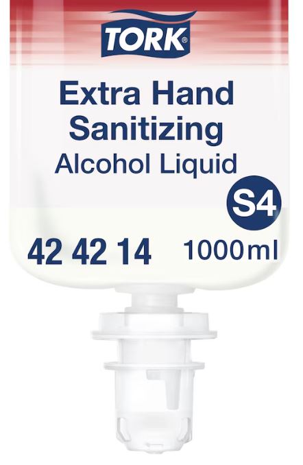 Tork Vloeibare Alcohol voor Handdesinfectie S4 doos 6x1ltr