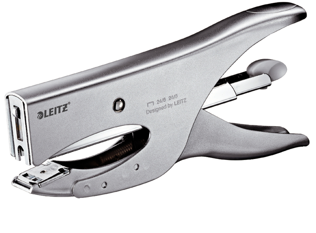 kantoorstapler, vatstapler, klemmechanisme, metalen, uitneembaar gewicht
