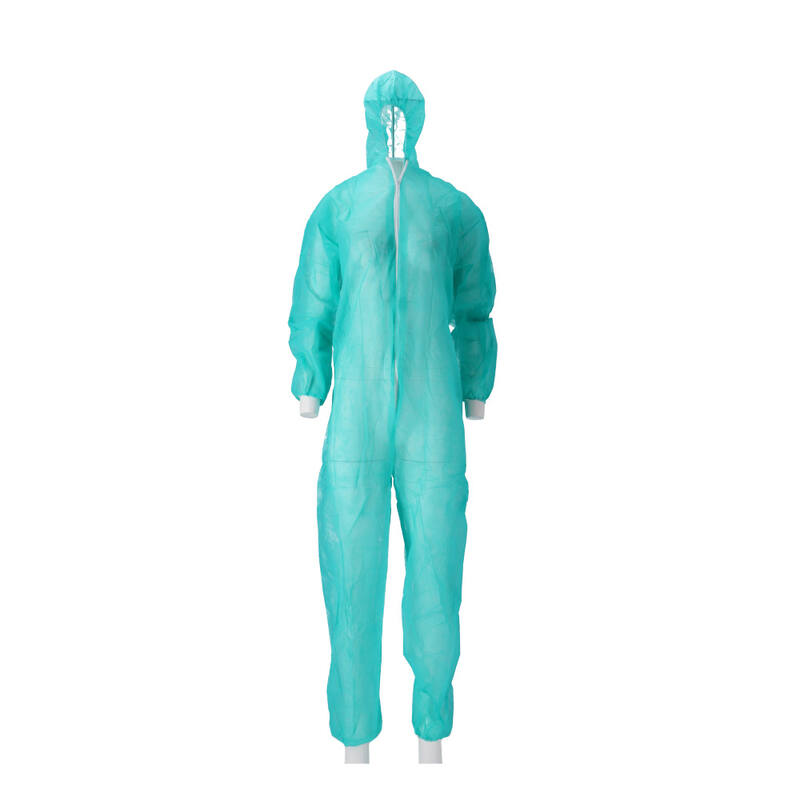 CMT Coverall Non Woven PP Groen Maat XXL doos 50 stuks