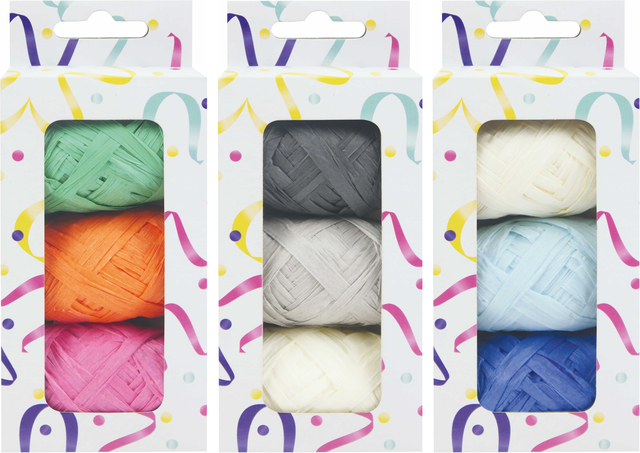 katoen garen, slinggaren, multicolor, draden in doos, verpakking met patroon