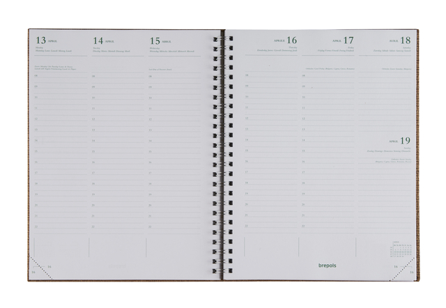 planning, week planner, spiral notebook, open notebook, calendar pages