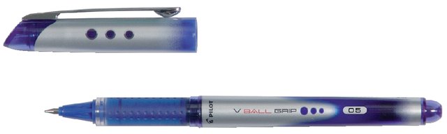 Rollerpen PILOT V-Ball Grip fijn blauw